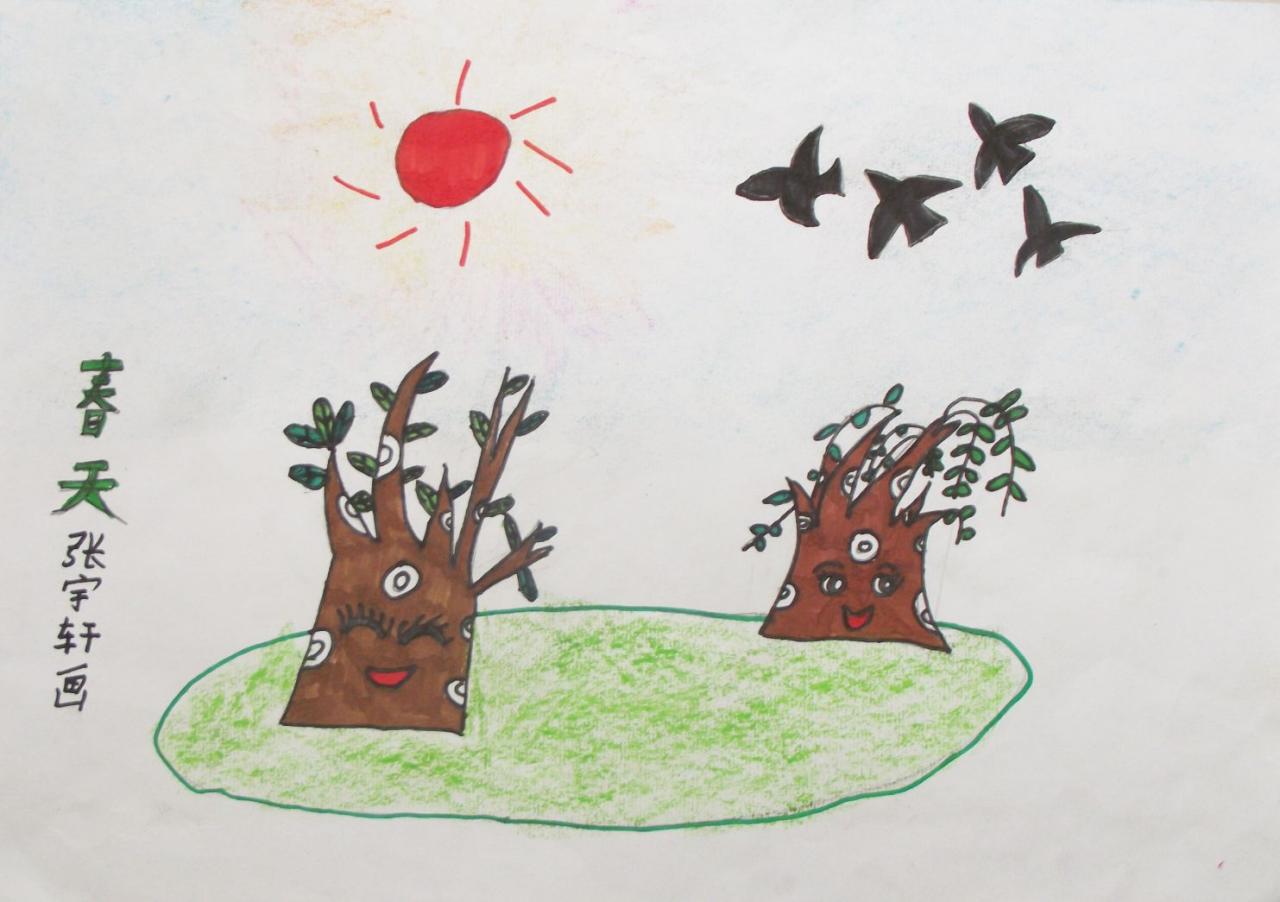 春天 张宇轩画