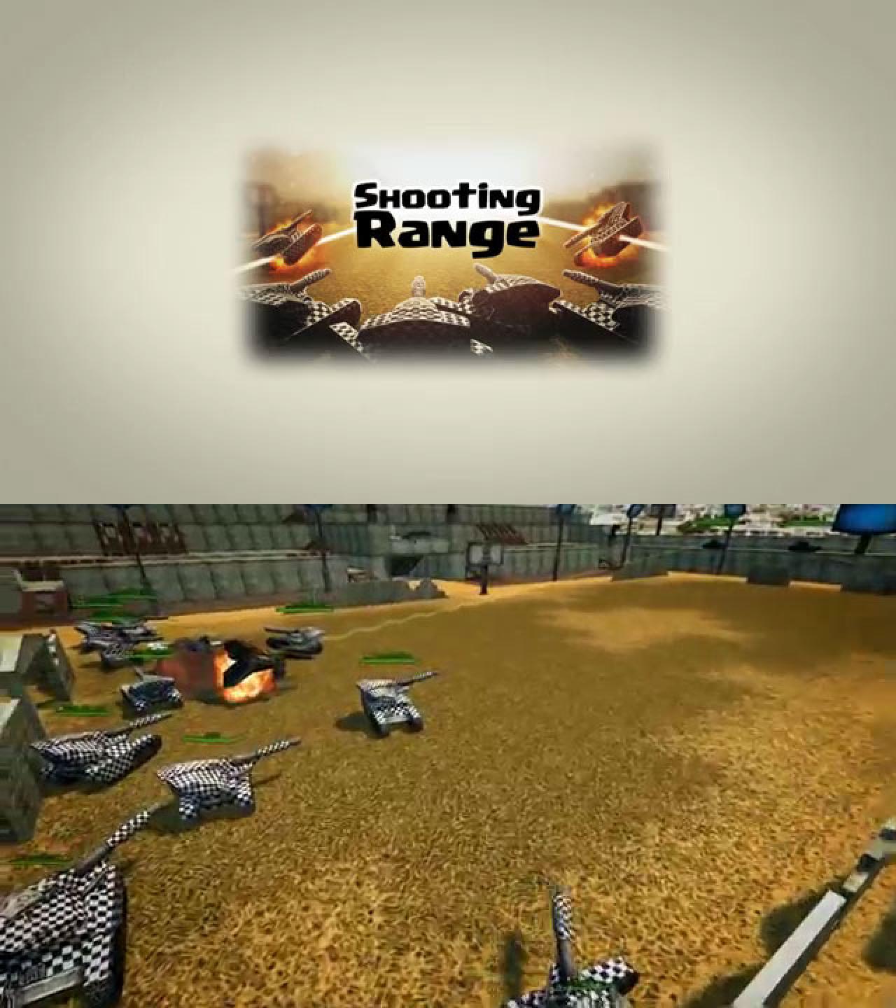 3D坦克趣味比赛“打靶场”现场截图