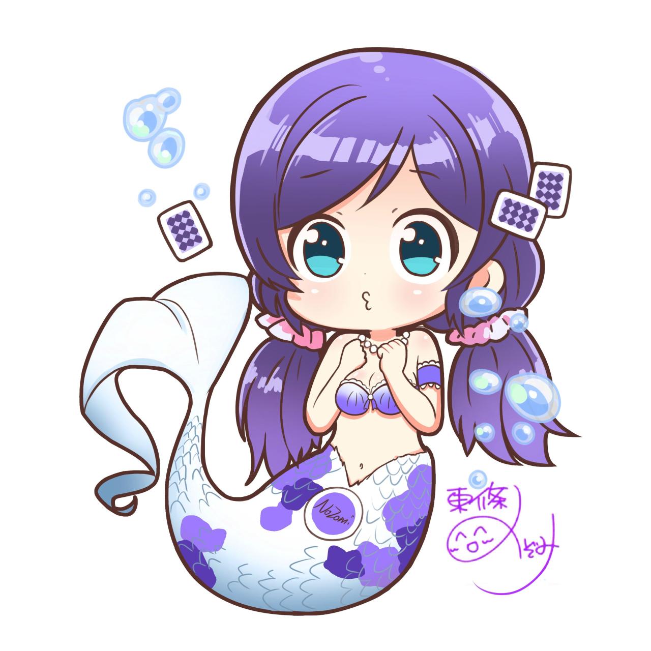 LoveLive!美人鱼锦鲤版嘟嘴卖萌的东条希头像