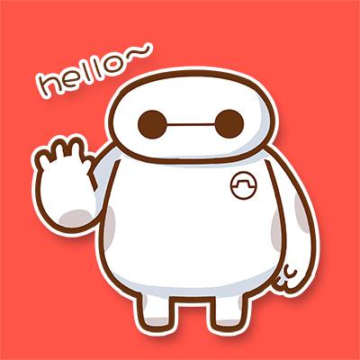 大白卖萌表情：您好 Hello