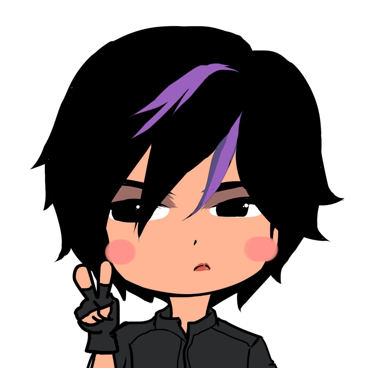 作剪刀手的神行御姐头像