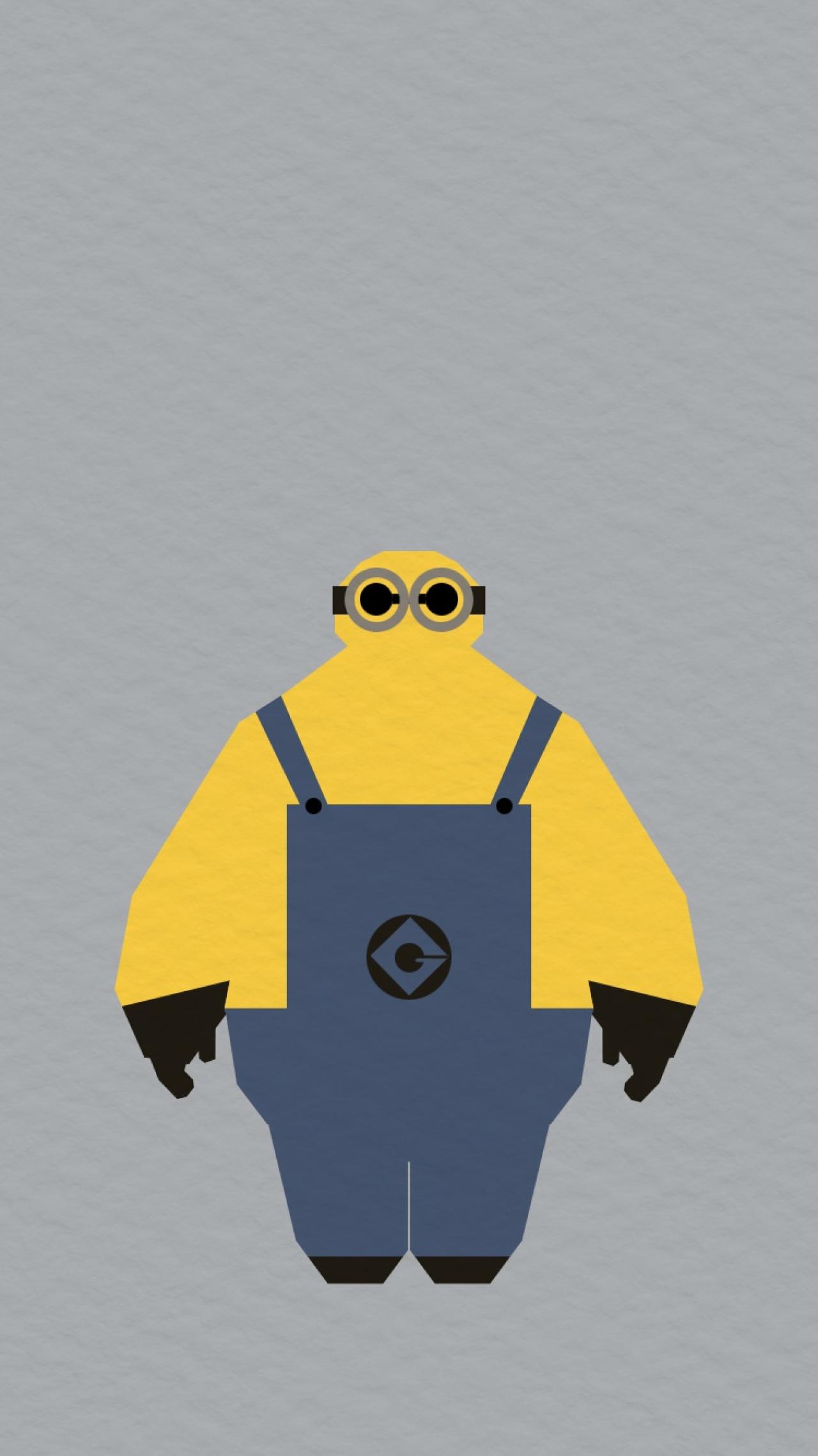 小黄人版大白手机壁纸