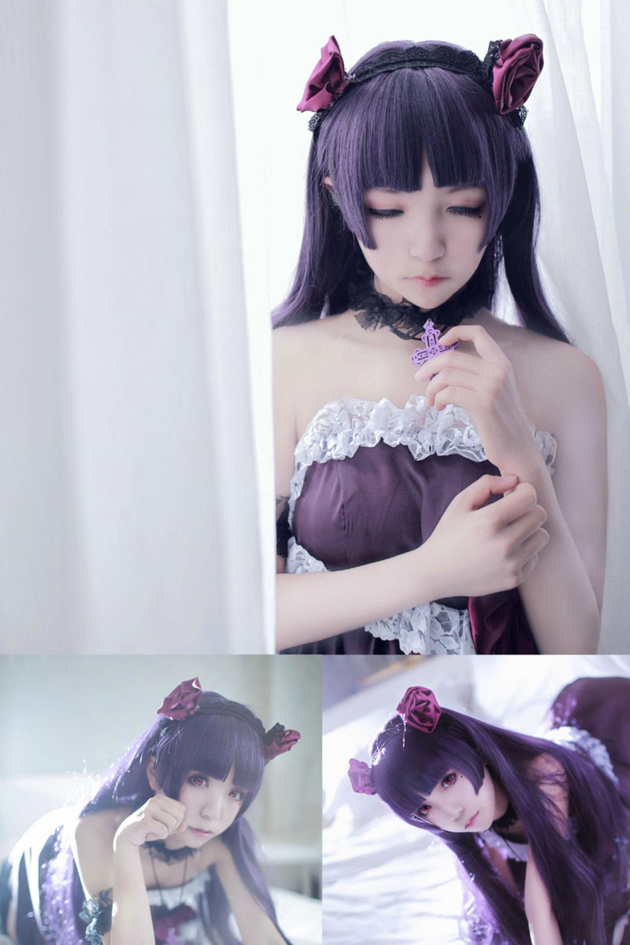 十三扮演我的妹妹哪有这么可爱黑猫五更琉璃Cosplay 预览图