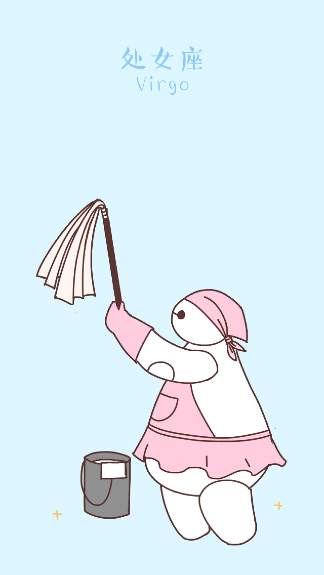 处女座大白手机壁纸