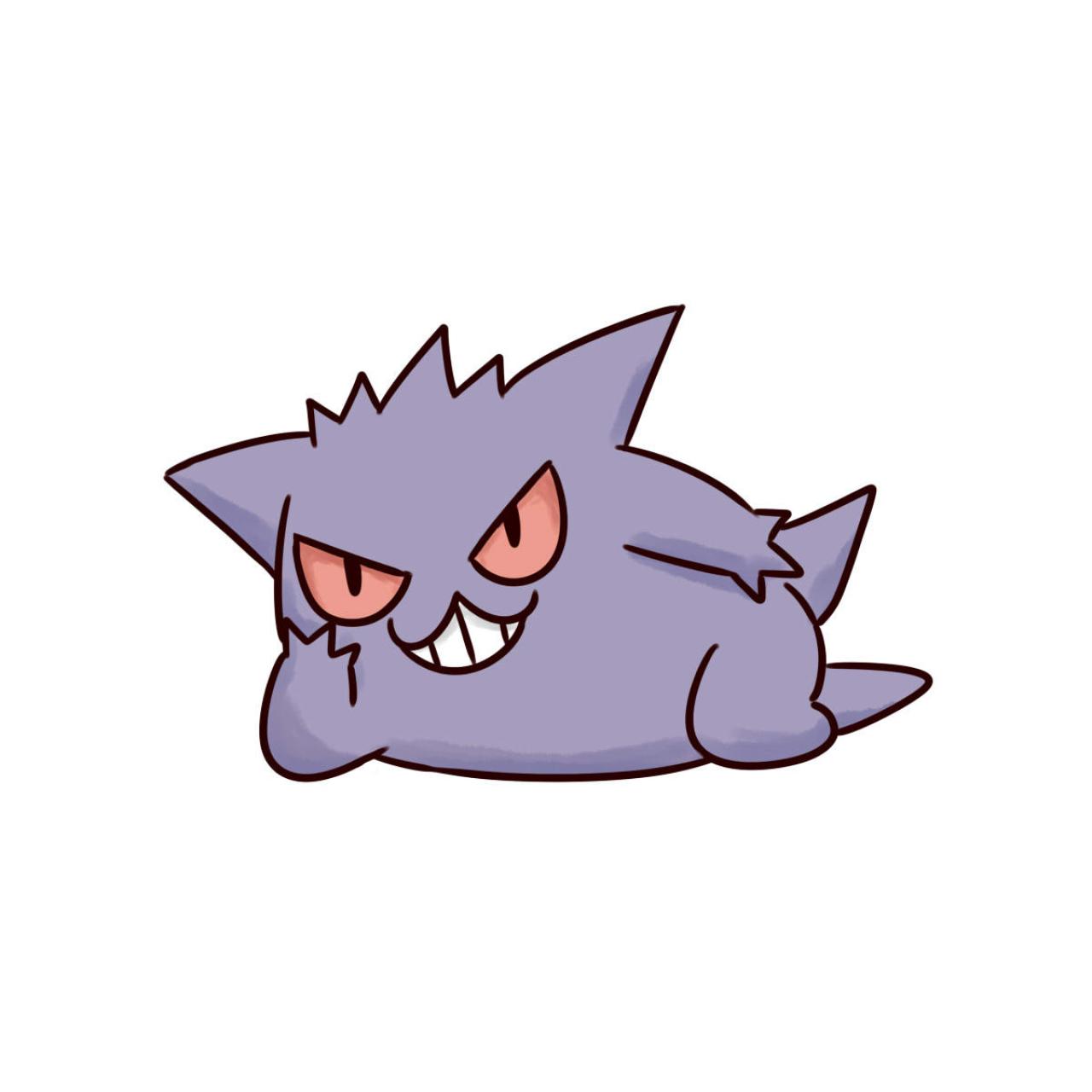 懒懒哒的耿鬼头像