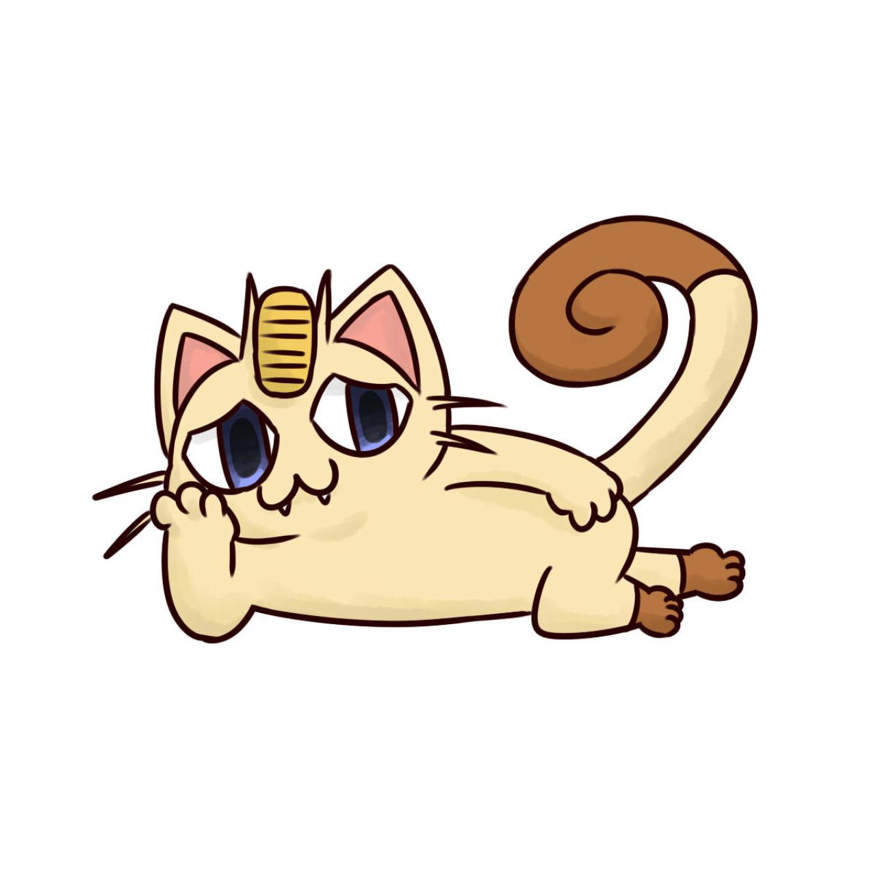 懒懒哒嘟嘴卖萌的喵喵头像