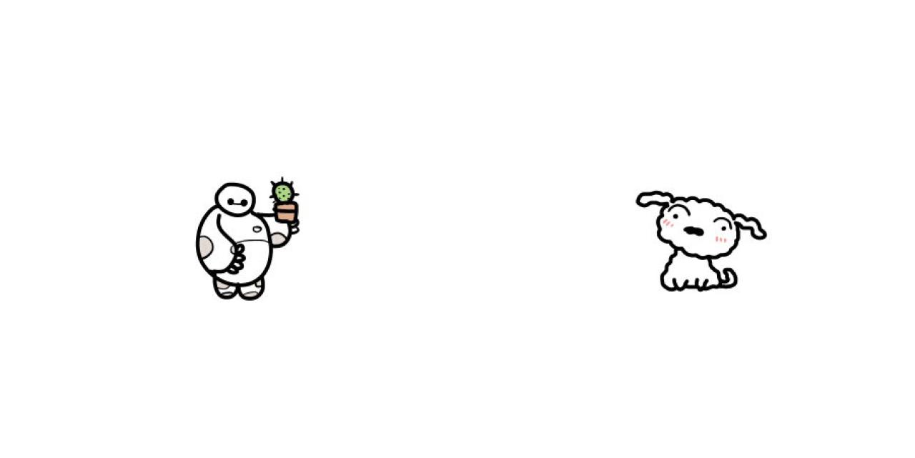 大绵羊BOBO小白和大白情侣头像 预览图