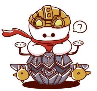 LOL英雄联盟英勇投弹手库奇版大白头像