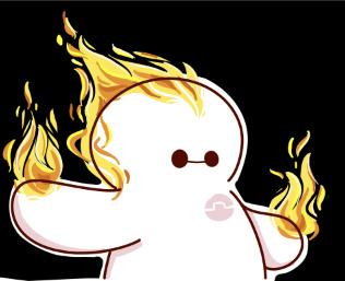 LOL英雄联盟复仇焰魂布兰德版大白头像