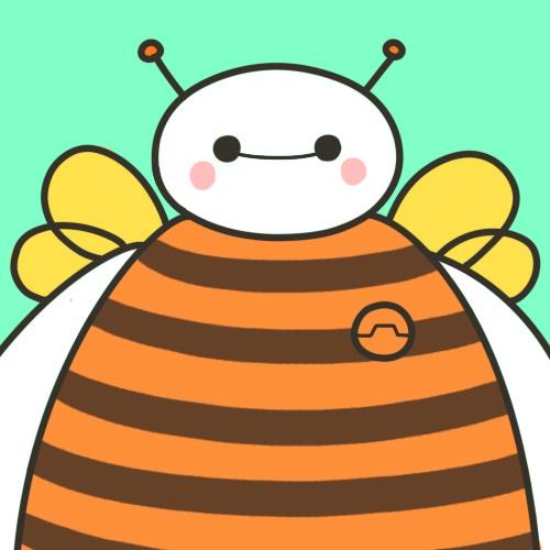 穿着小蜜蜂外套的大白头像