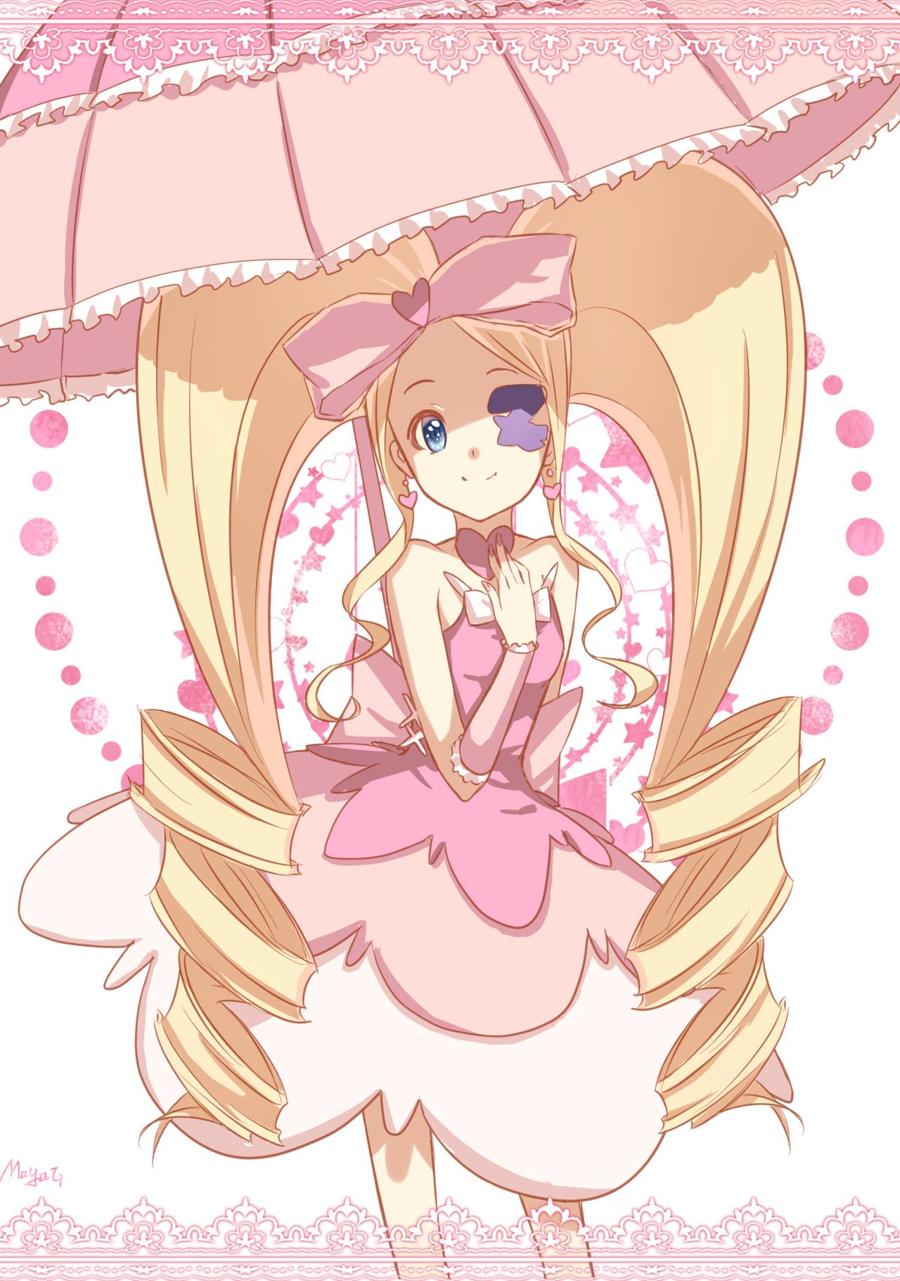 斩服少女撑着粉伞的针目缝 来自：coolnumber.tumblr.com