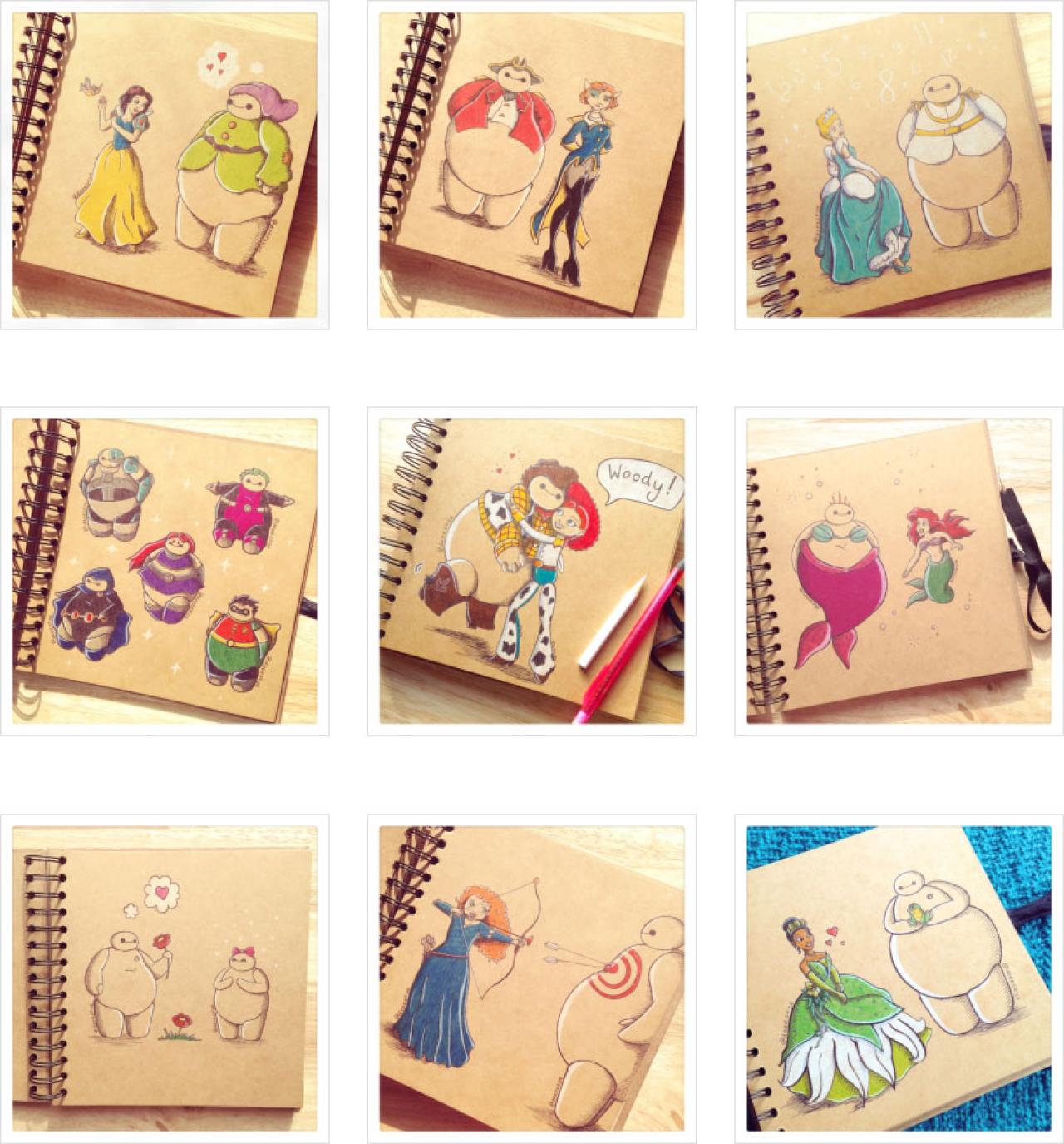 童话绘本里的大白头像 预览图