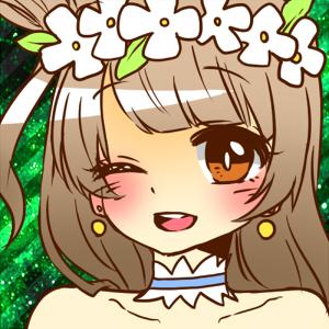 眨眼卖萌的穿着蓝色打歌服的Love Live!南小鸟头像