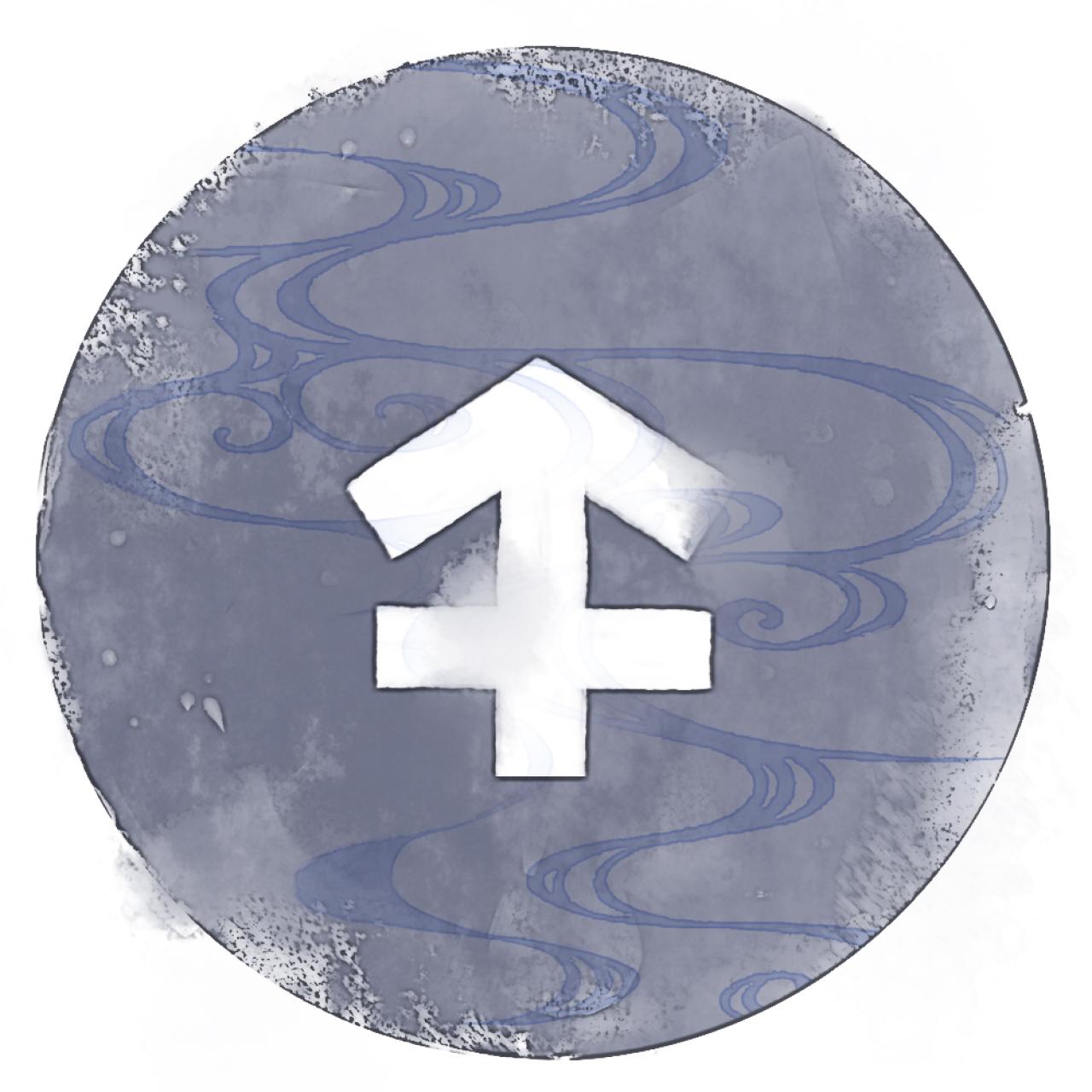 射手座符号圆头像