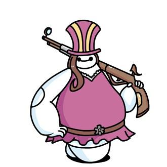 英雄联盟皮城女警凯特琳版大白头像