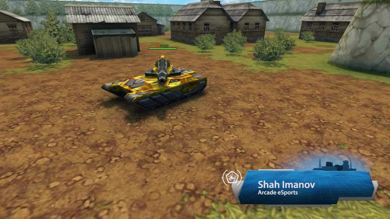 3D坦克游戏中，Arcade战队成员PARD的维京火龙珠坦克