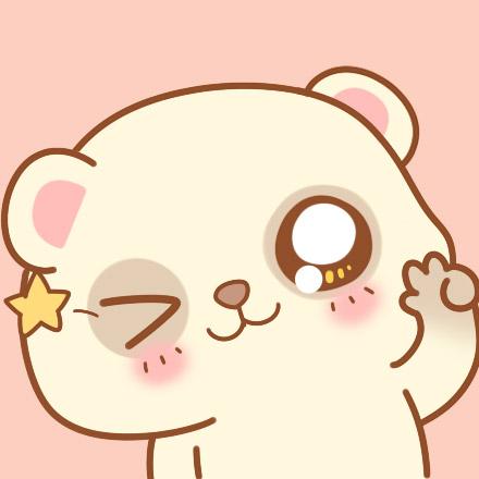 眨眼卖萌的小浣熊头像