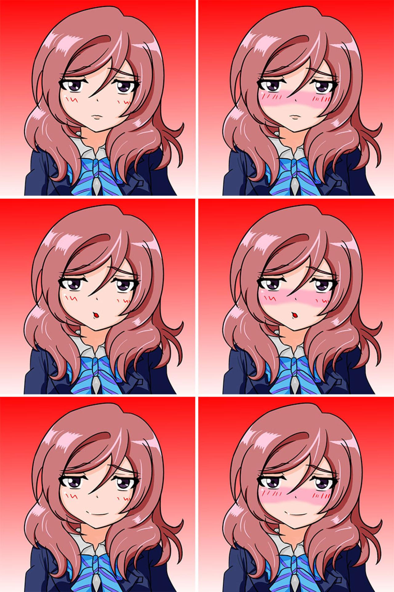 マエちゃんLoveLive!西木野真姬表情 预览图