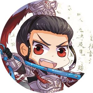 握着长枪的剑网三天策成男头像