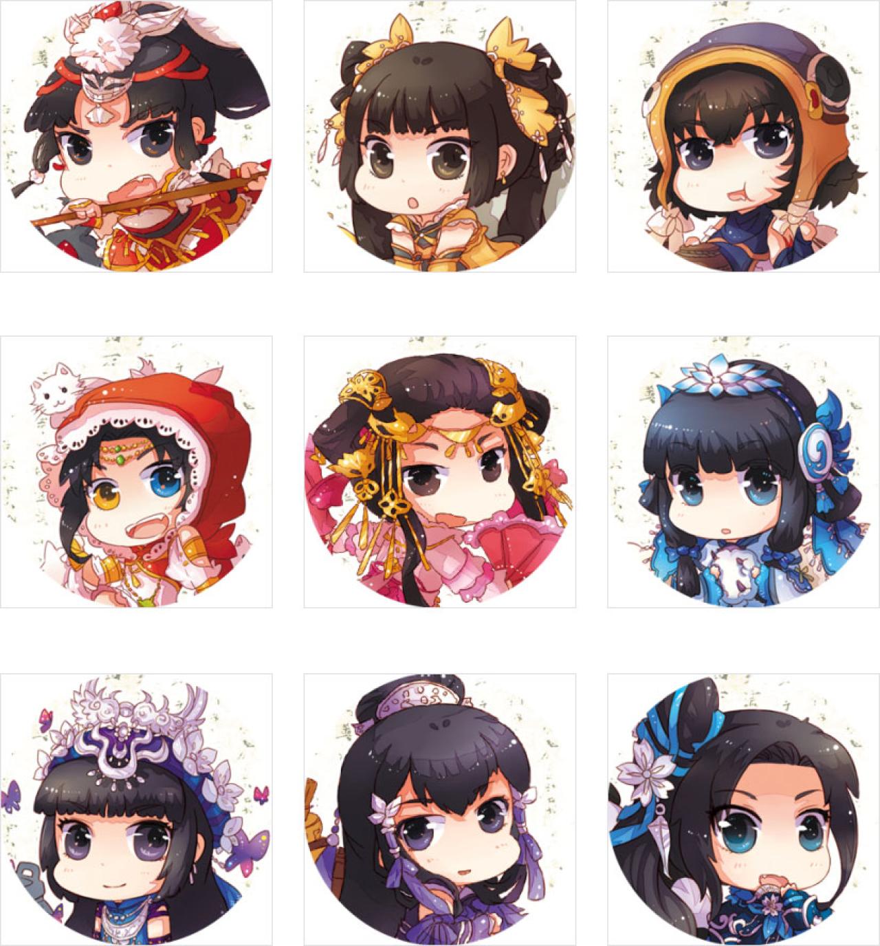 剑网三萝莉圆头像 预览图