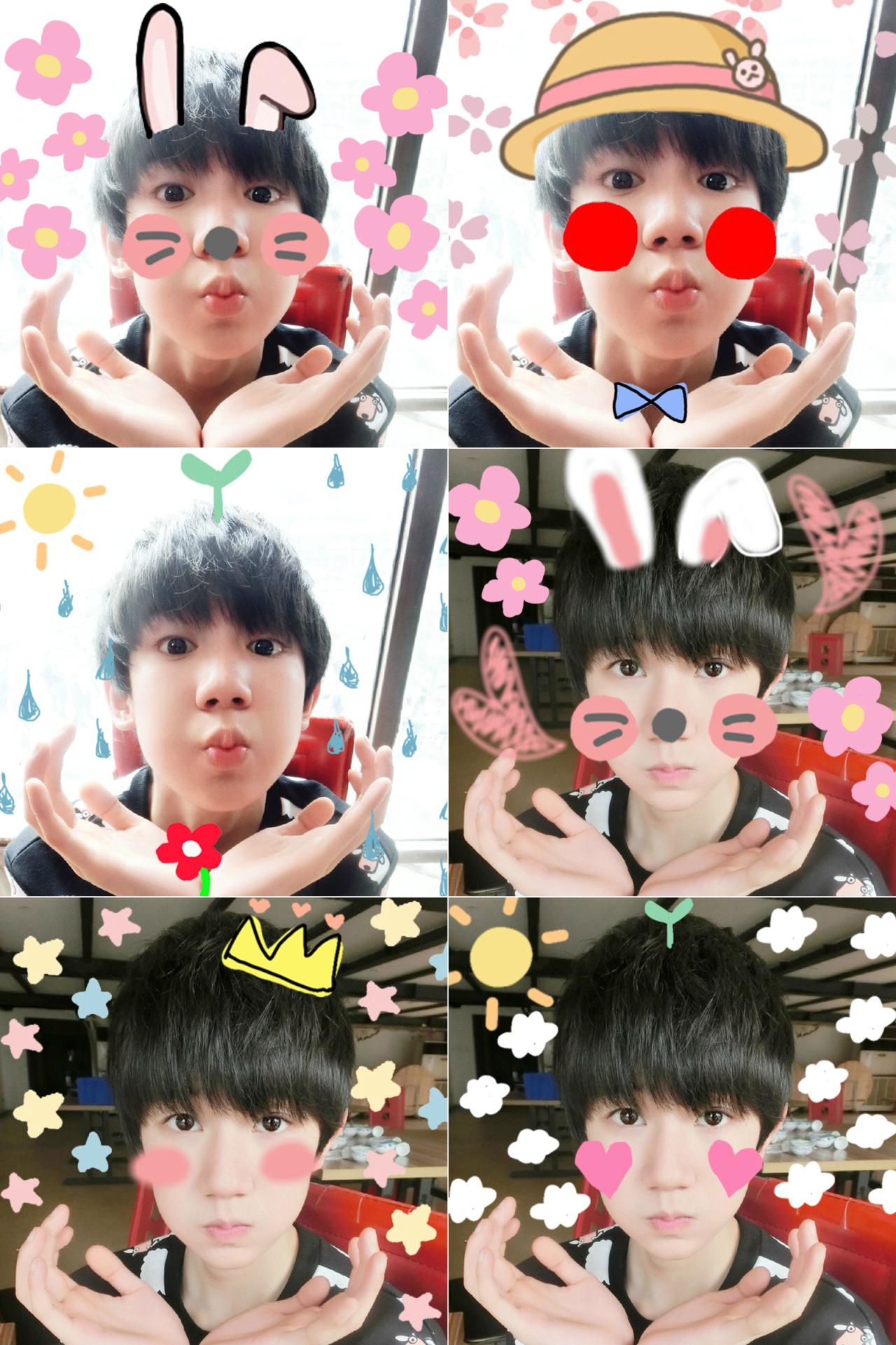 TFBOYS王源捧脸嘟嘴卖萌头像 预览图