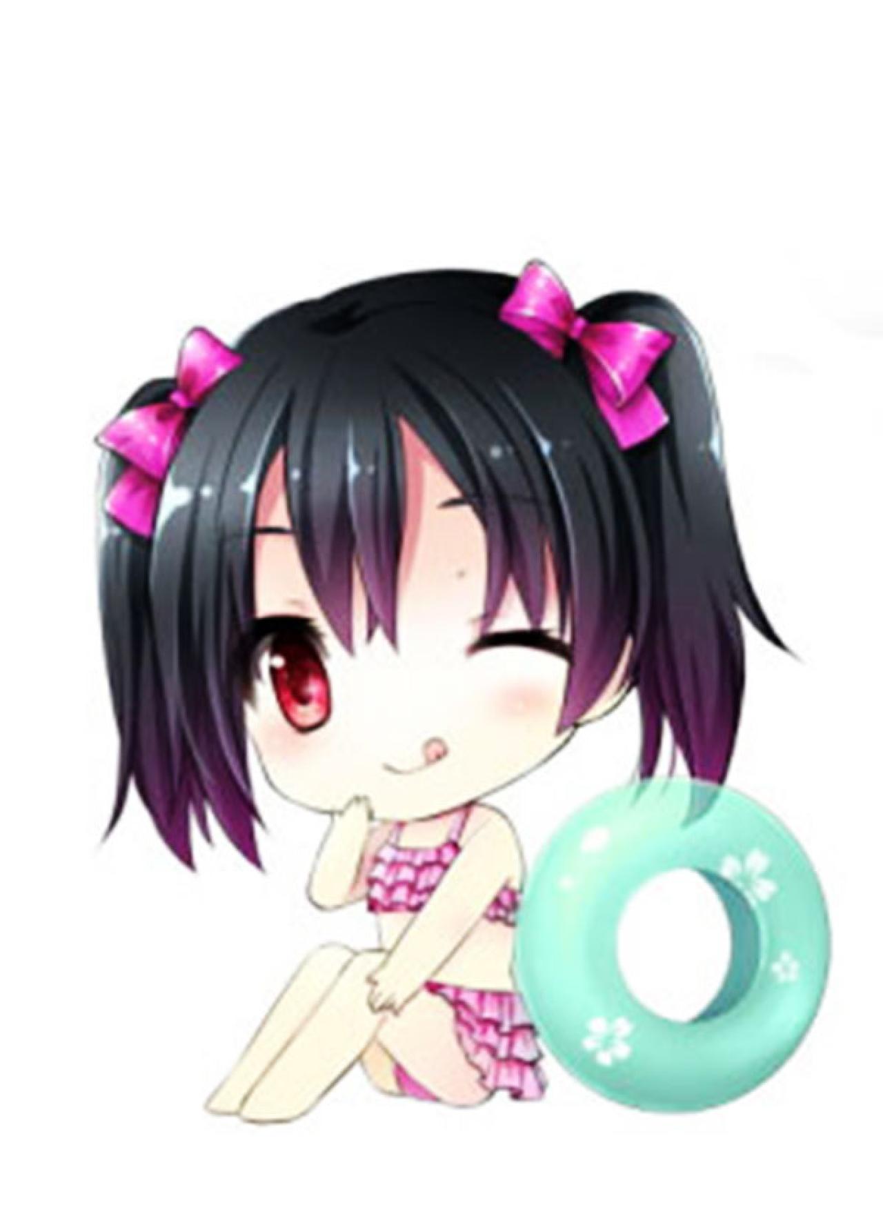 穿着泳衣吐舌卖萌的LoveLive!矢泽妮可头像