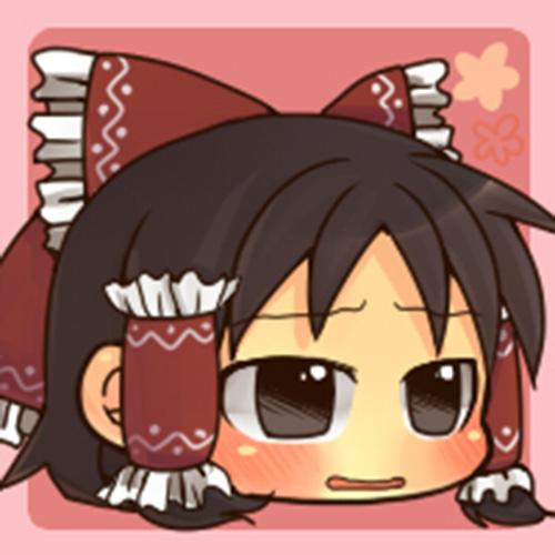 快哭了的东方Project博丽灵梦头像