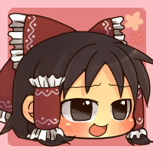 冷笑的东方Project博丽灵梦头像