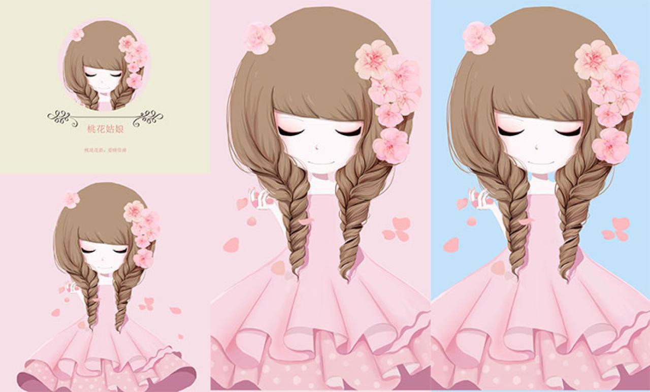 桃花姑娘手机壁纸及头像 预览图