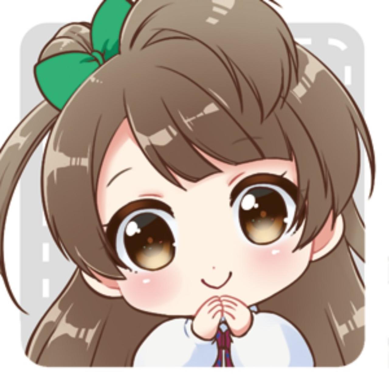 双手贴着下巴的LoveLive!南小鸟头像