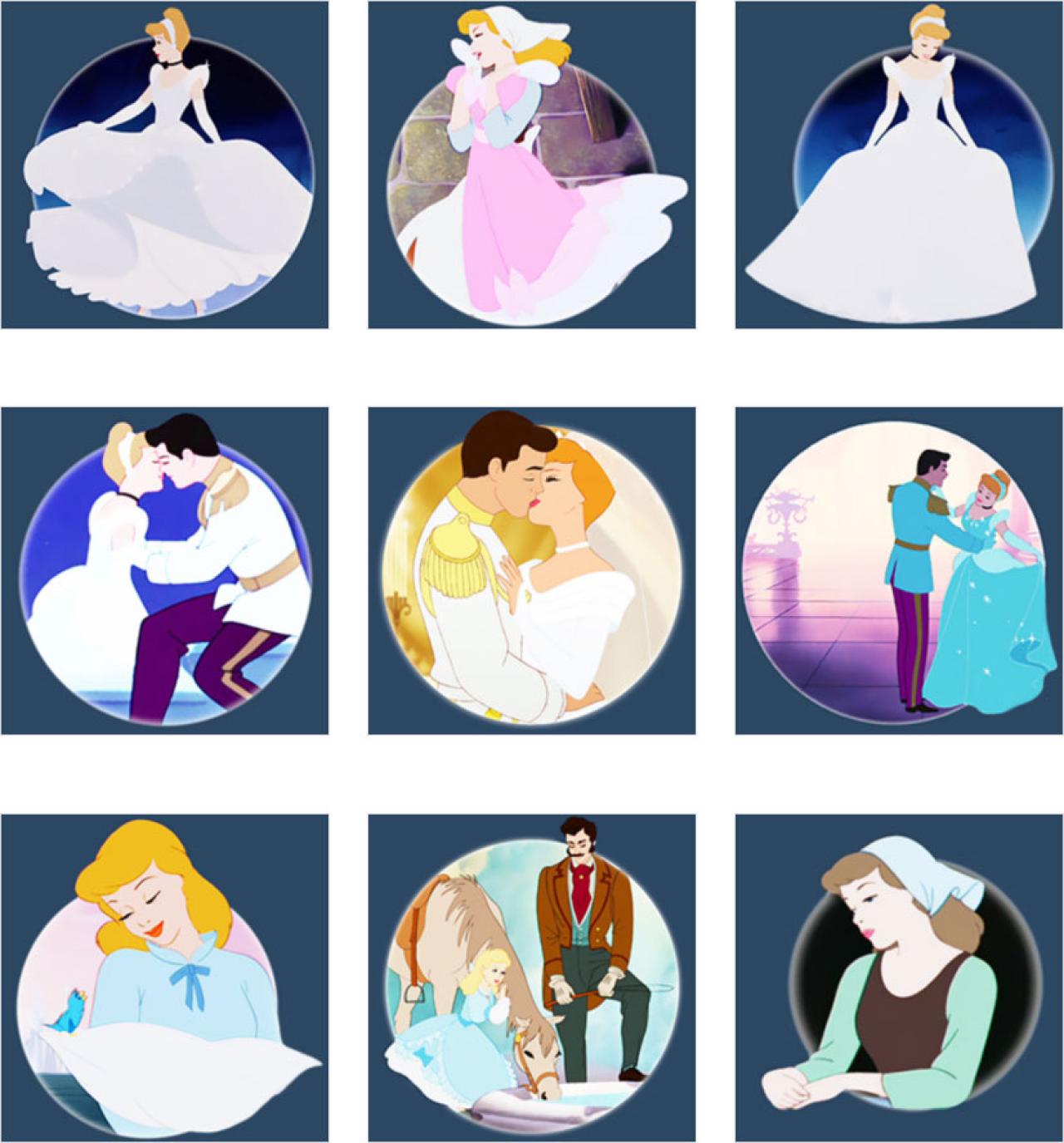 迪士尼动画电影灰姑娘头像 预览图