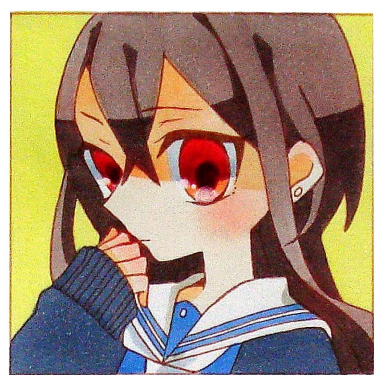 穿着水手服的手绘女孩头像