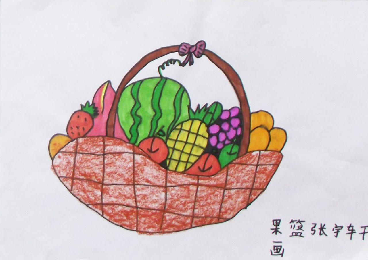 果篮 张宇轩画