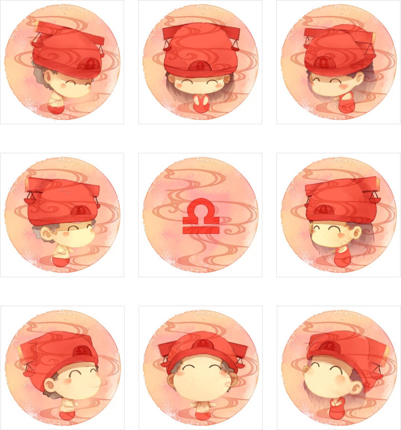 梁阿渣天秤座星座情侣头像 预览图