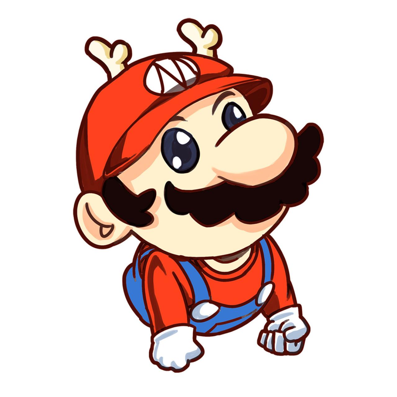 龙抬头的超级马里奥头像