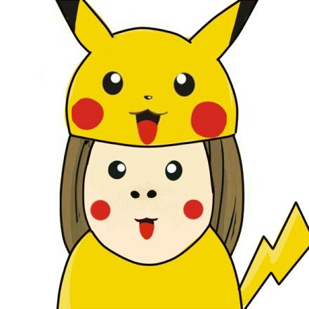 小明明扮演皮卡丘头像