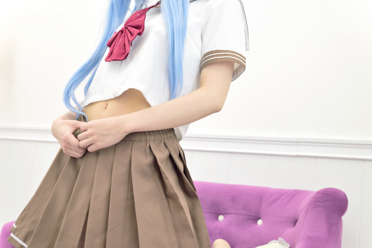 原创水手服的裙摆