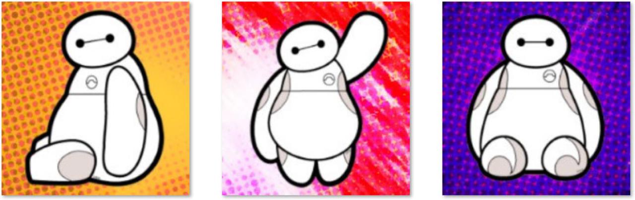 Q版可爱大白头像 预览图