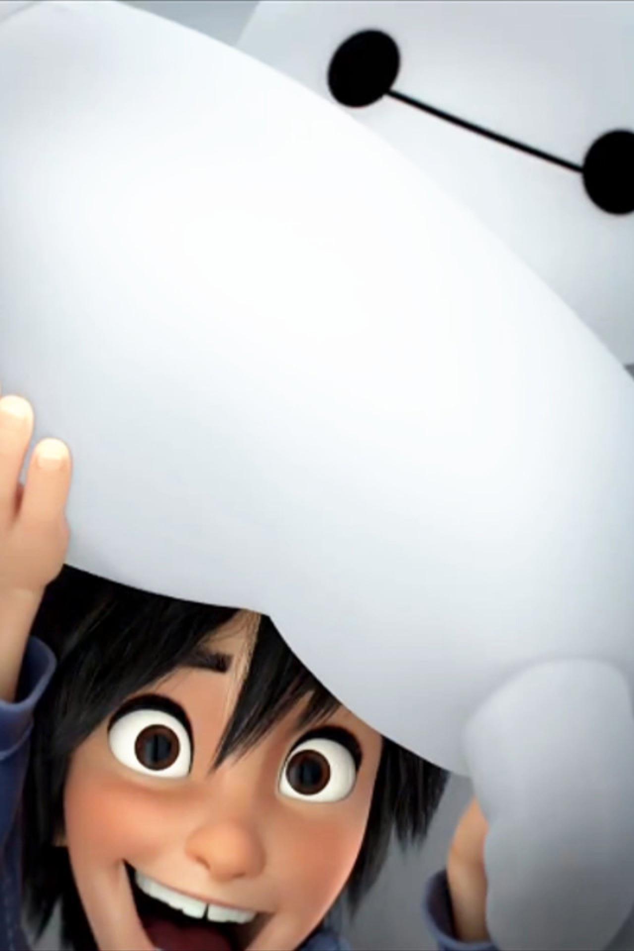 小宏撑着大白的手臂的大白手机壁纸