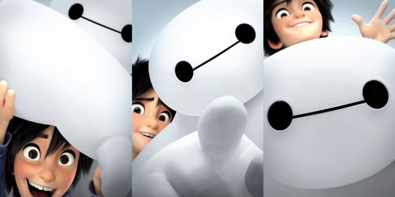 小宏和大白手机壁纸 预览图