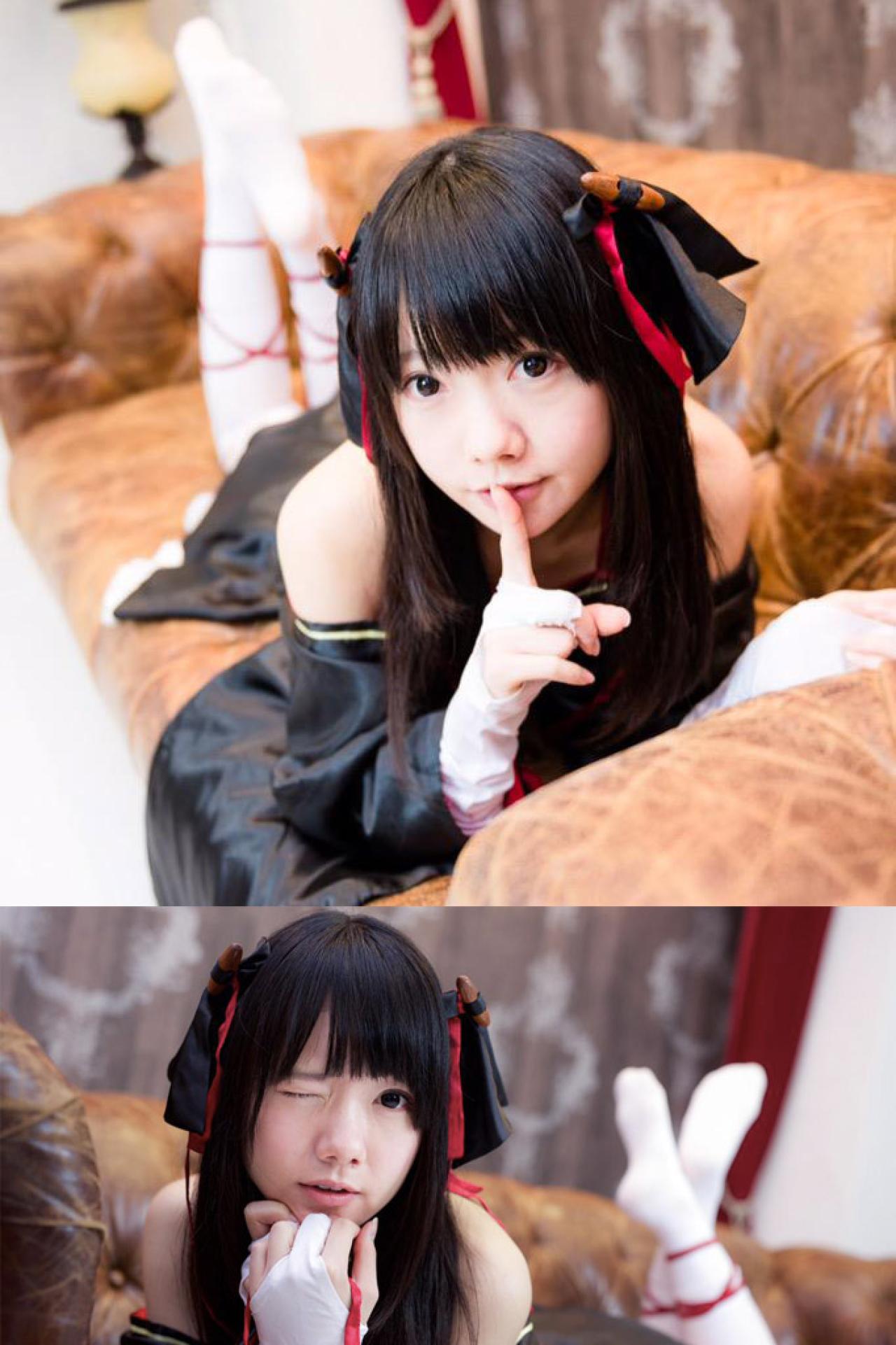 あっきん扮演机巧少女不会受伤夜夜  预览图 上为摄影师ロウガ作品 下为摄影师ケイ作品