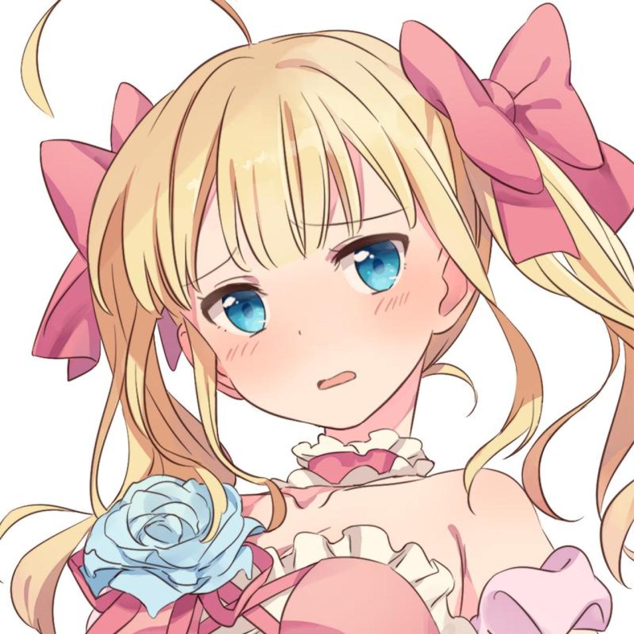 穿着粉色连衣裙傲娇的大森杏子头像