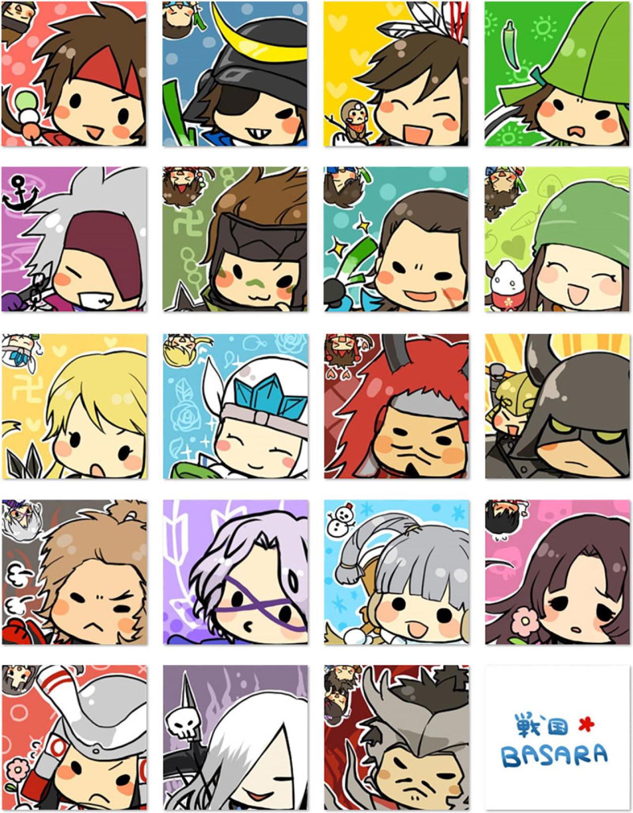 战国basara2武将头像 预览图