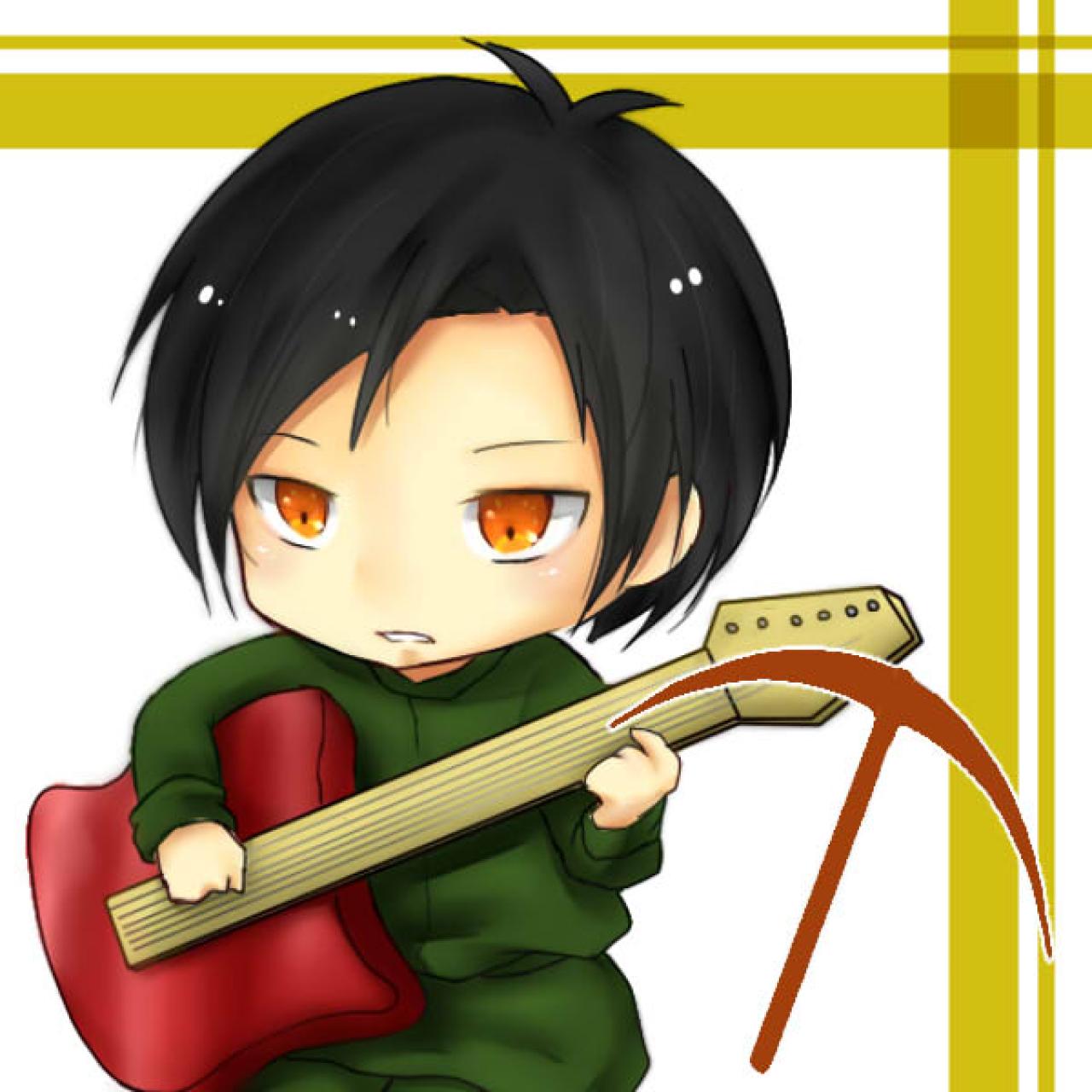 武器鹤嘴锄，弹吉他的狱都事变田啮头像