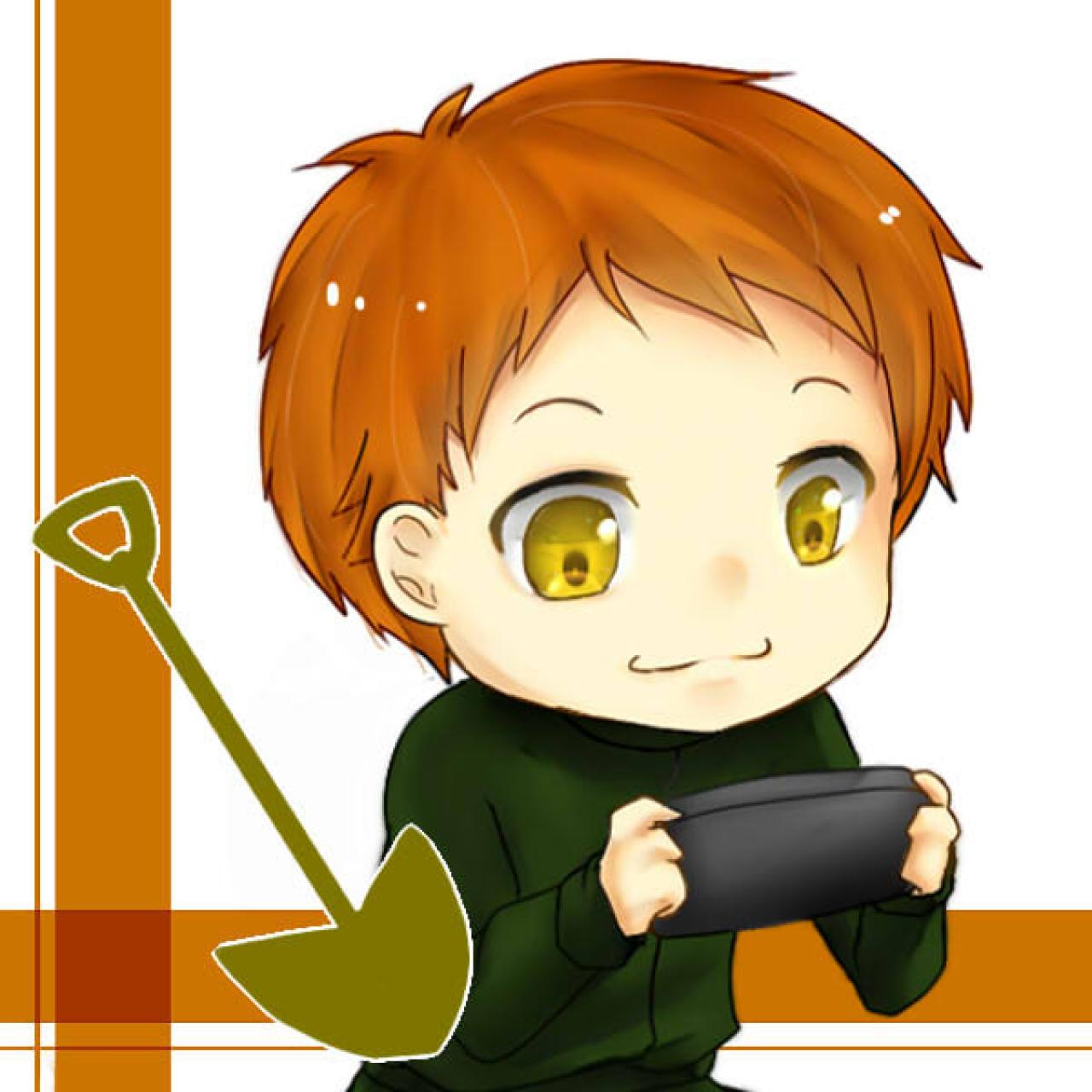 武器铁铲，玩PSP的狱都事变平腹头像