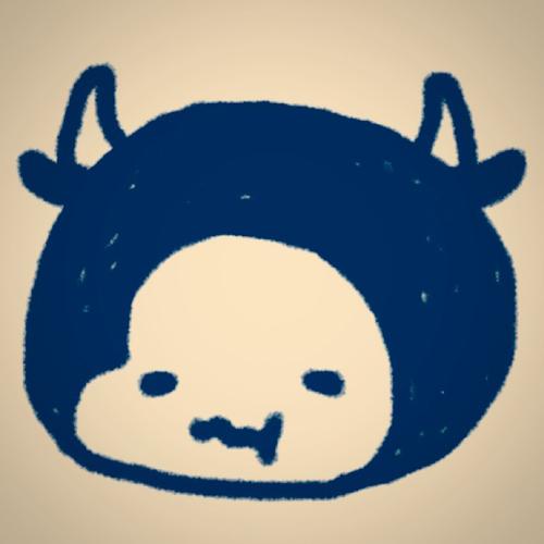 十二生肖丑牛圆脑袋头像