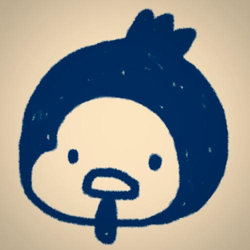 十二生肖酉鸡圆脑袋头像