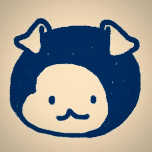 十二生肖戌狗圆脑袋头像