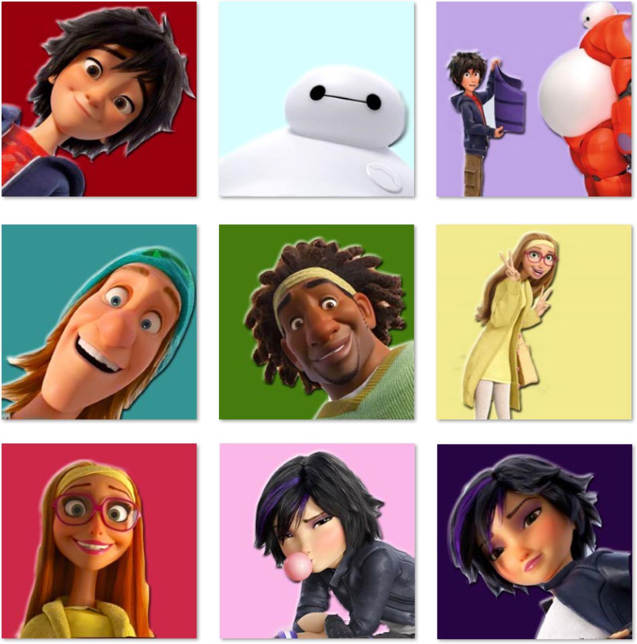 超能陆战队角色头像 预览图