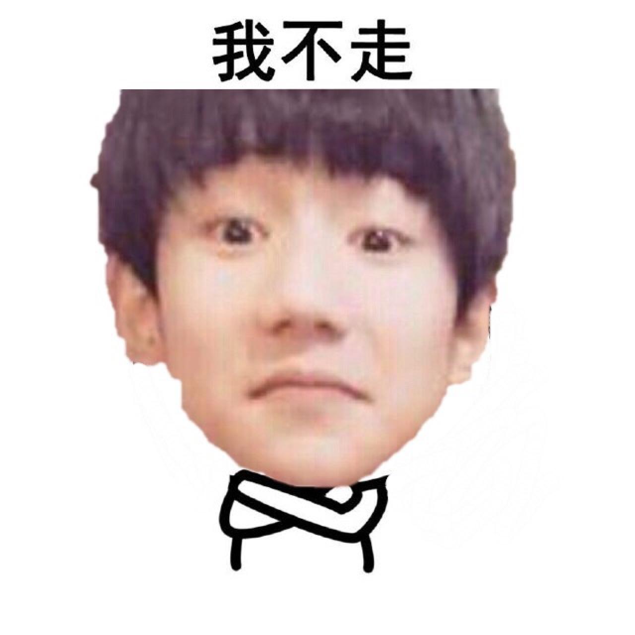 主人王源表情：我不走